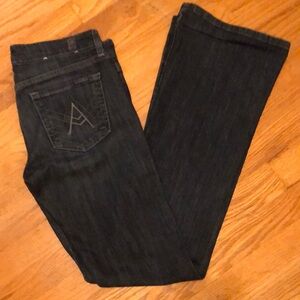 7 For All Mankind Dark Blue Flare Jeans